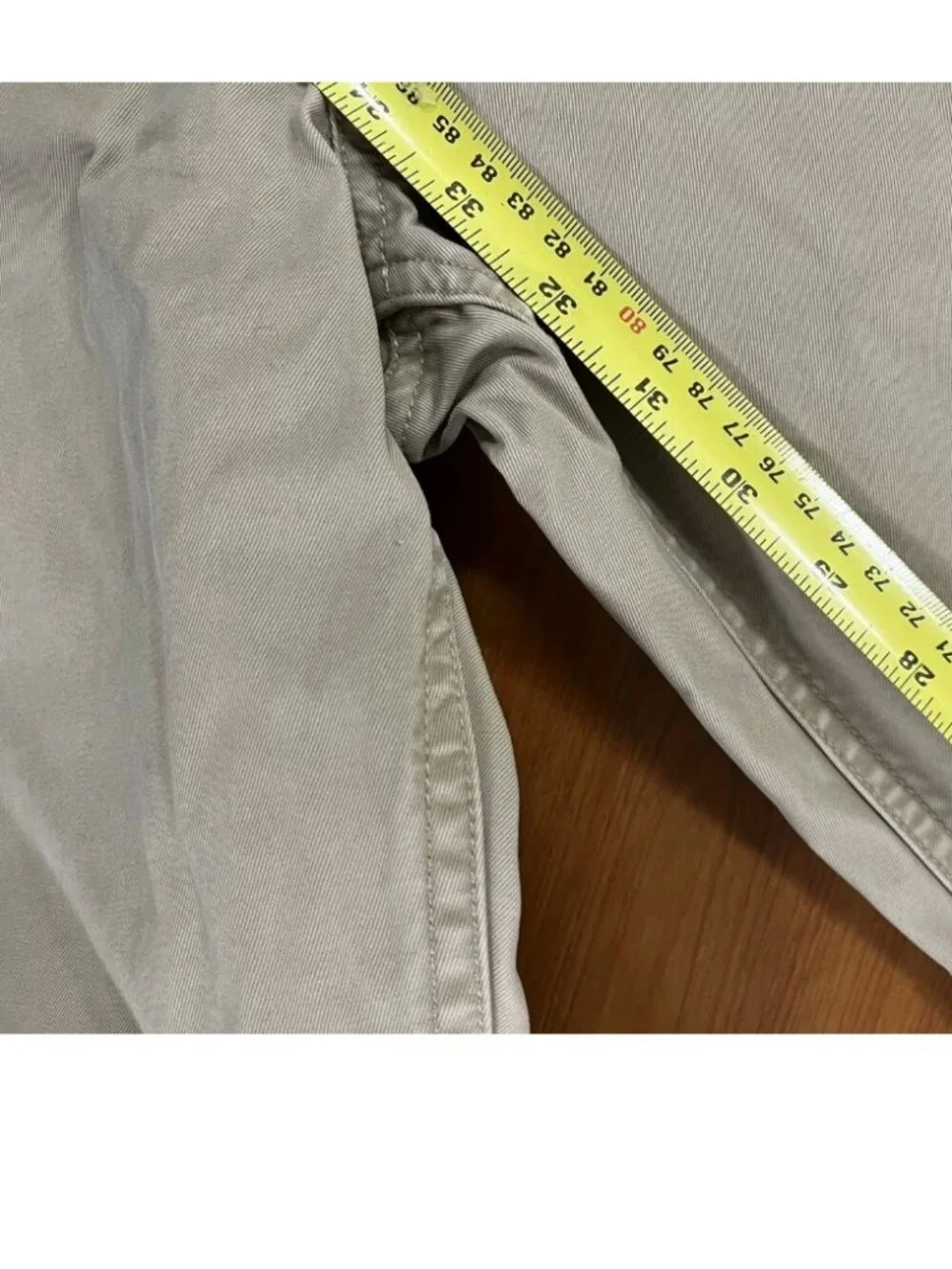 Bonobos Stretch Chino Pants Men's 33x34 Khaki Tan Straight Fit Business Casual